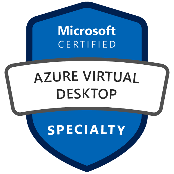 Microsoft Certified: Azure Virtual Desktop Specialty