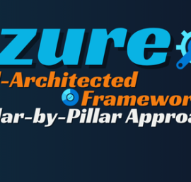 Applying the Azure Well-Architected Framework